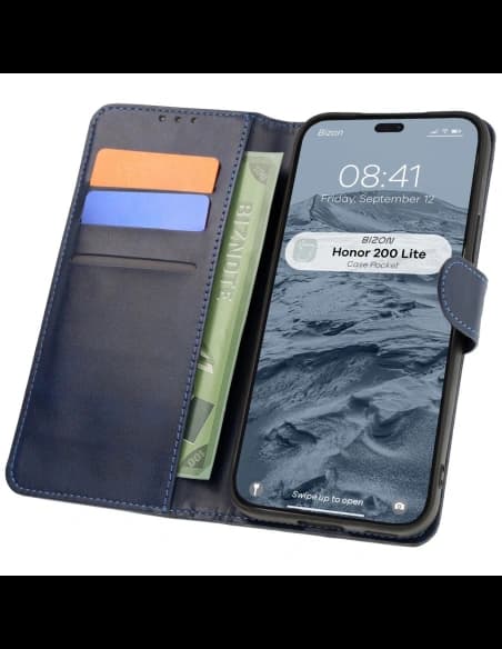 Bizon Case Pocket Honor 200 Lite navy blue