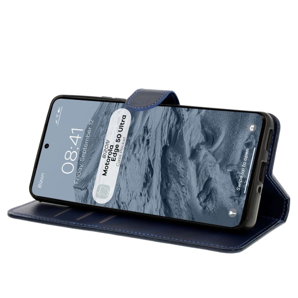 Bizon tok zsebes Motorola Edge 50 Ultra sötétkék - 5