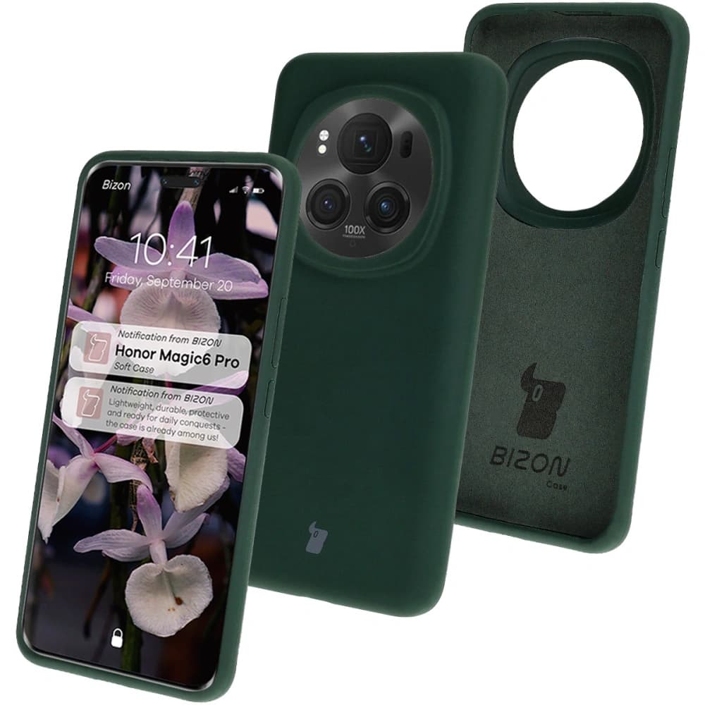Bizon Soft Case Honor Magic6 Pro sötétzöld - 1