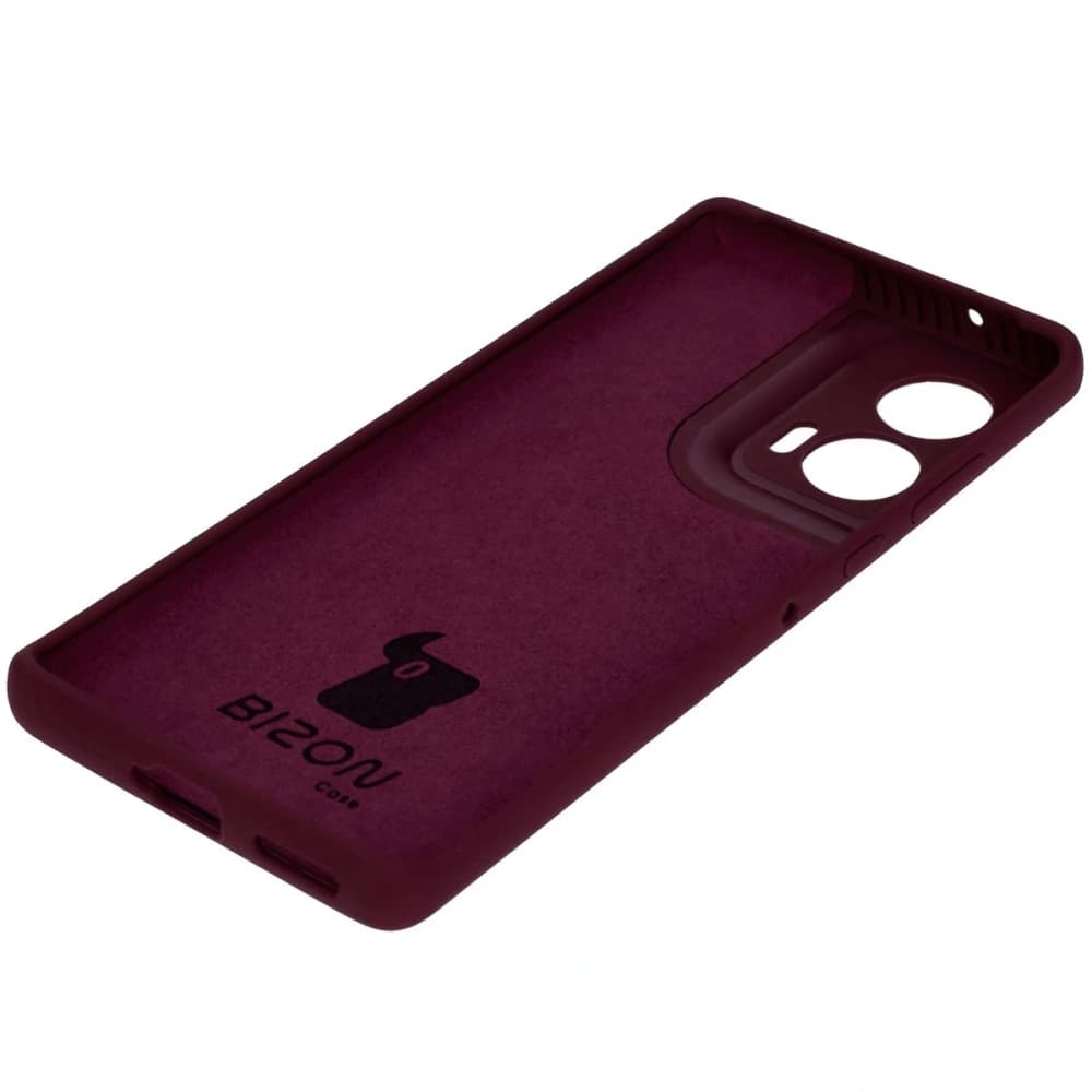 Husă moale Bizon pentru Motorola Edge 50 Fusion de culoare mov închis - 4