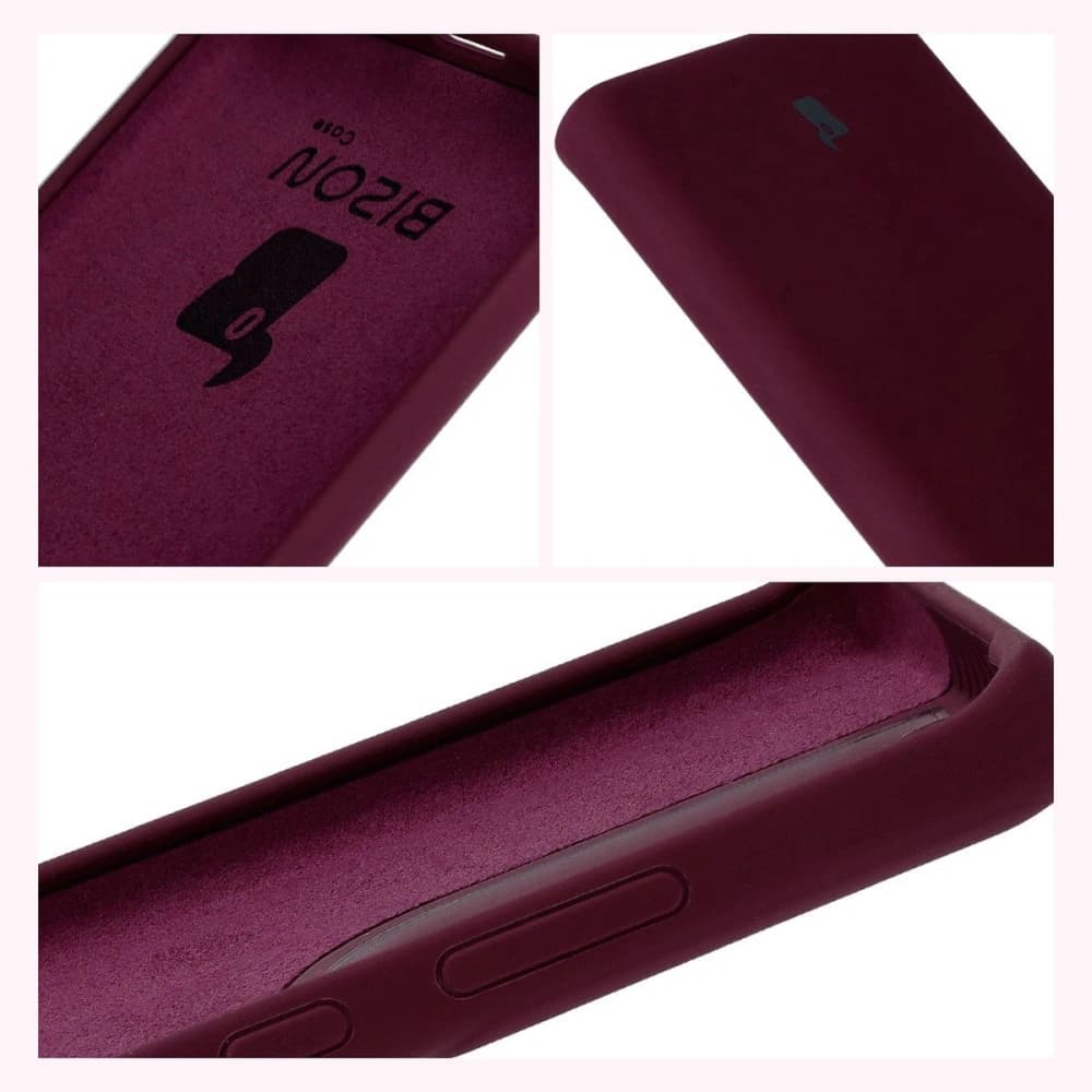 Husă moale Bizon pentru Motorola Edge 50 Fusion de culoare mov închis - 6