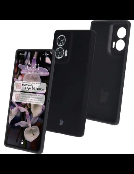 Bizon Soft Case Motorola Edge 50 Fusion black