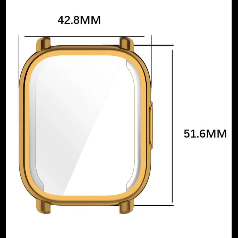 Etui s ochranou obrazovky Bizon Case Watch Felipe pro Xiaomi Redmi Watch 5 Active zlaté - 2