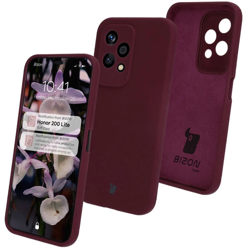 Bizon Soft Case Honor 200 Lite dark purple - 1