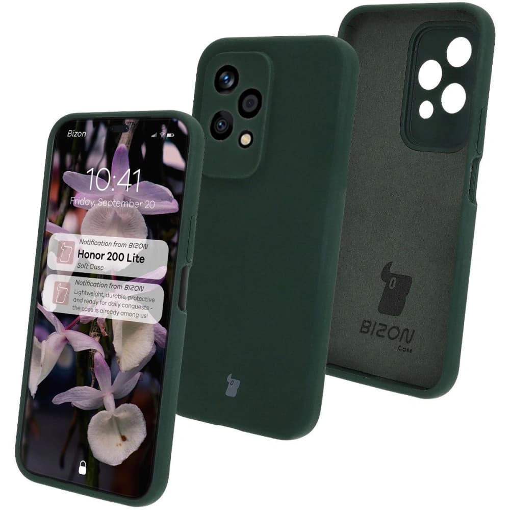 Bizon Soft Case Honor 200 Lite dark green - 1