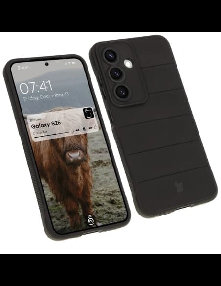 Pancerne etui Bizon Case Tur do Samsung Galaxy S25 czarne