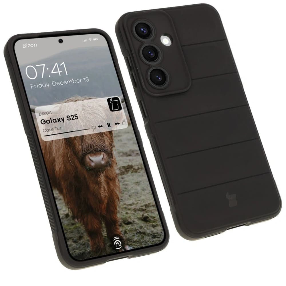 Pancerne etui Bizon Case Tur do Samsung Galaxy S25 czarne - 1