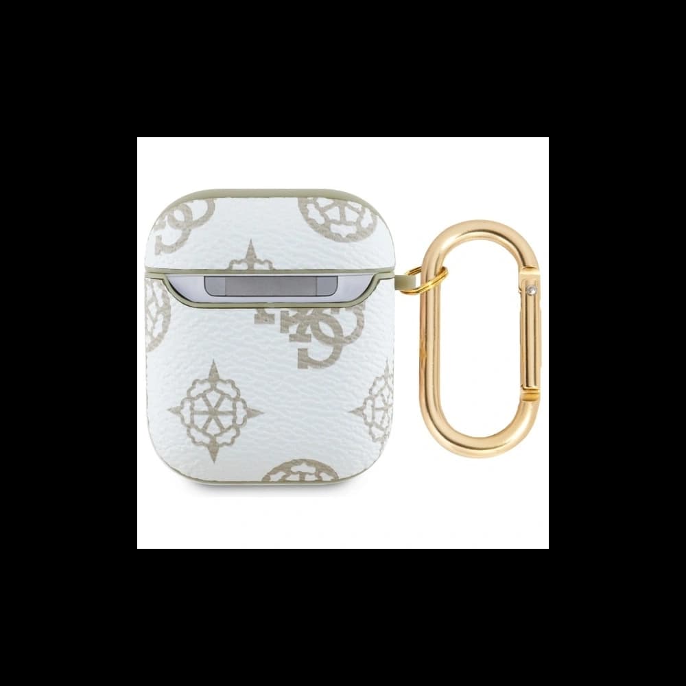 Etui Guess GUA2PG4GPH Apple AirPods 1/2 kryt 4G Hook bílý/white - 2