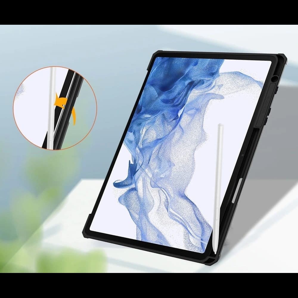 Etui Bizon Case Tab Clear Matt do Samsung Galaxy Tab S8 / S7 černé - 5