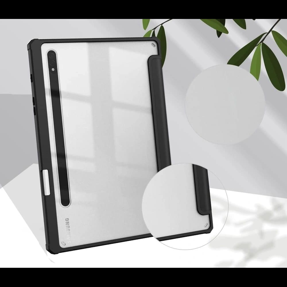 Etui Bizon Case Tab Clear Matt do Samsung Galaxy Tab S8 / S7 černé - 7