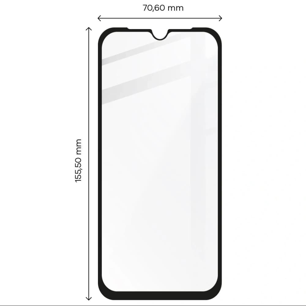 Bizon Glass Edge Xiaomi Poco M3 fekete - 2