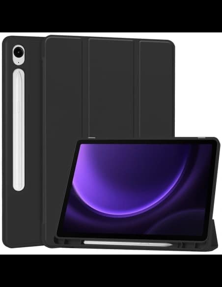 Bizon Case Tab Lizard Samsung Galaxy Tab S9 / S9 FE schwarz