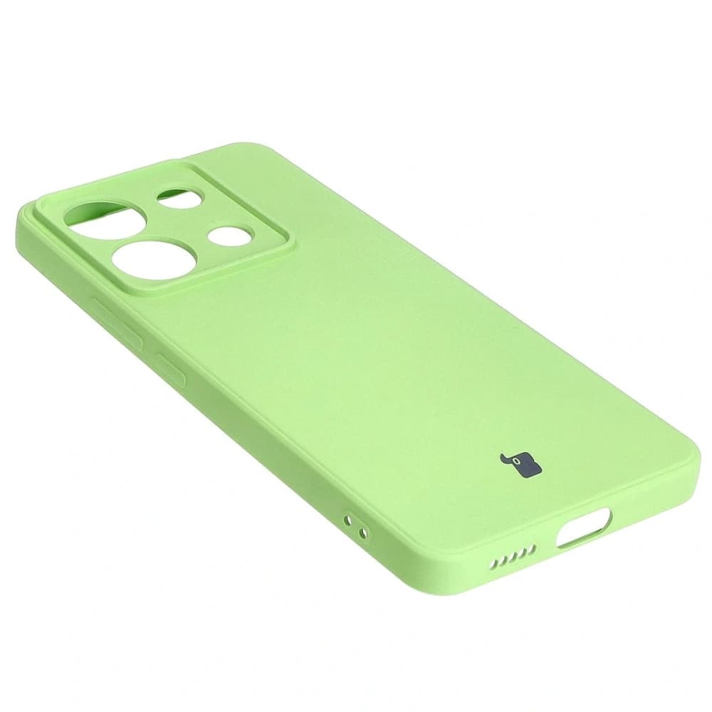 Bizon Case Silicone Sq Xiaomi Poco X6 / Xiaomi Redmi Note 13 Pro 5G hellgrün - 4
