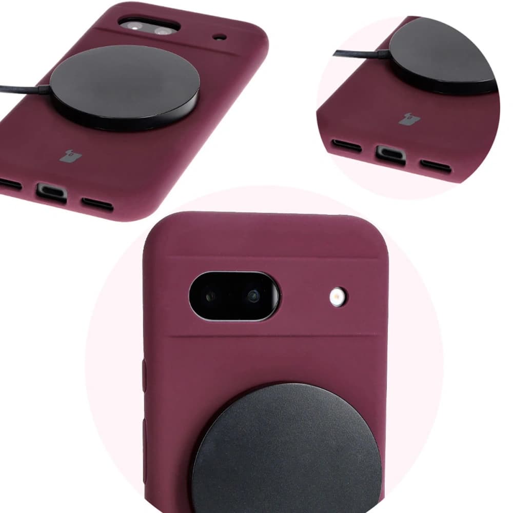 Bizon Soft Case Google Pixel 8a dunkel lila - 10