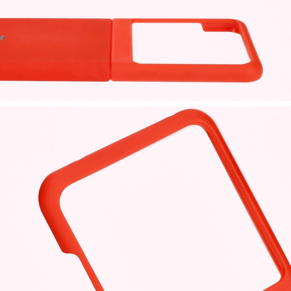 Silikonové pouzdro Bizon Soft Case pro Motorola Razr 50 červené - 5