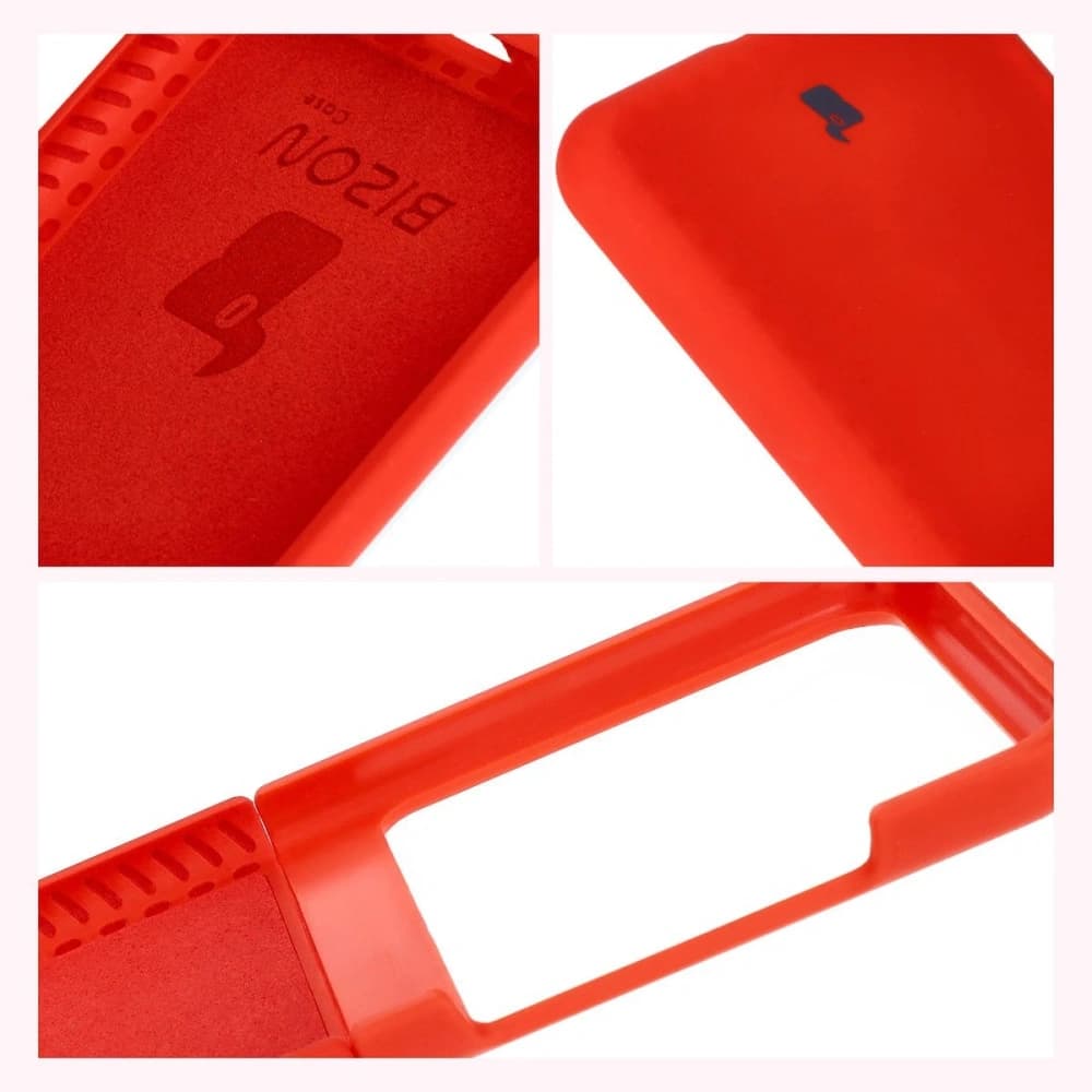 Silikonové pouzdro Bizon Soft Case pro Motorola Razr 50 červené - 6