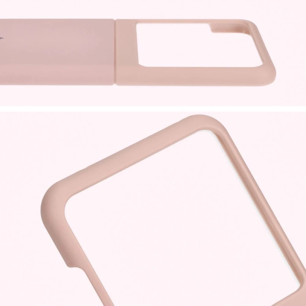 Silikonový obal Bizon Soft Case pro Motorola Razr 50 světle růžový - 5