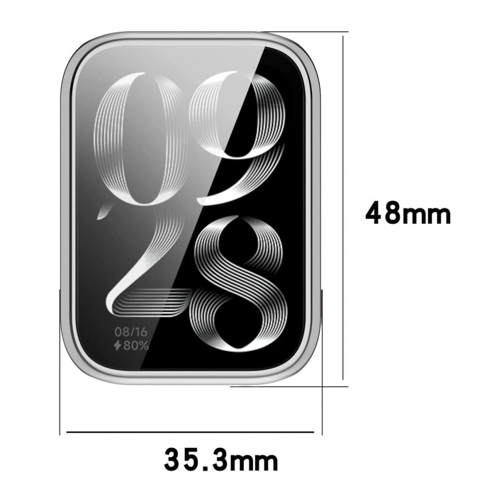 Bizon Case Watch Felipe Xiaomi Mi Smart Band 9 Pro silver - 2