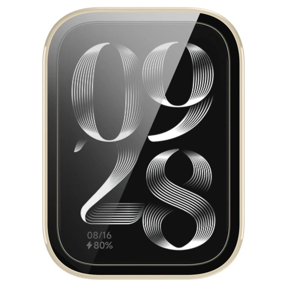 Bizon Case+Glass Watch Xiaomi Mi Smart Band 9 Pro beige - 8