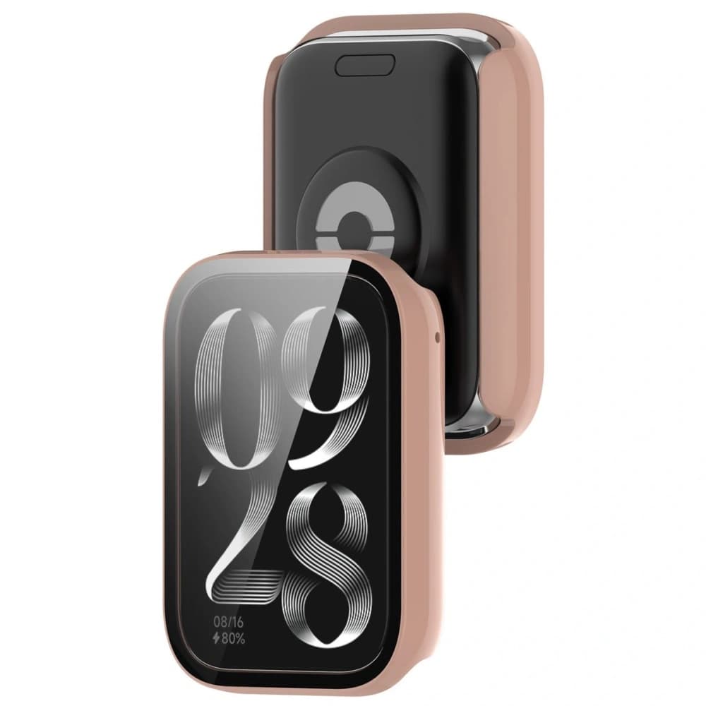 Bizon Case+Glass Watch Xiaomi Mi Smart Band 9 Pro pink - 1