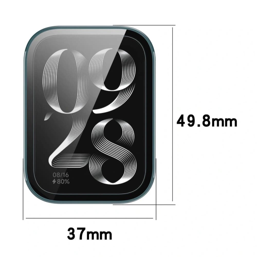 Bizon Case+Glass Watch Xiaomi Mi Smart Band 9 Pro green - 2