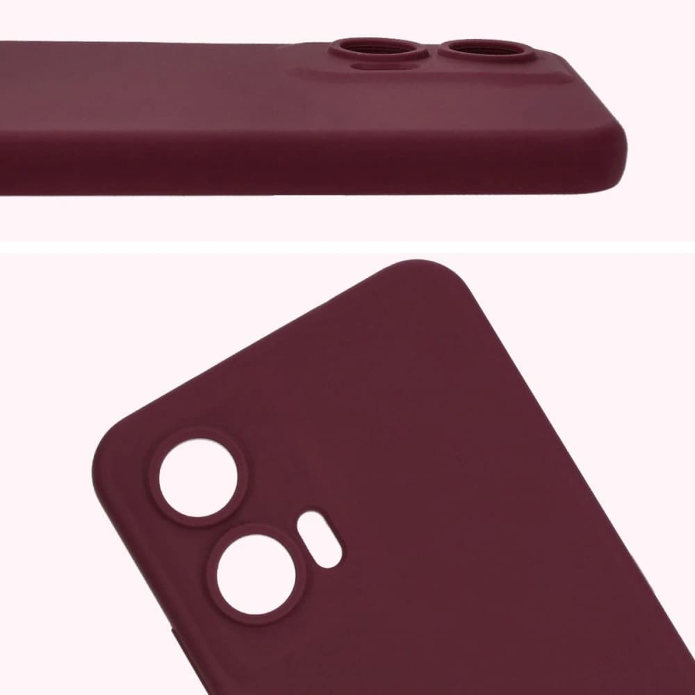 Bizon Soft Case Motorola Moto G35 5G dunkel lila - 5