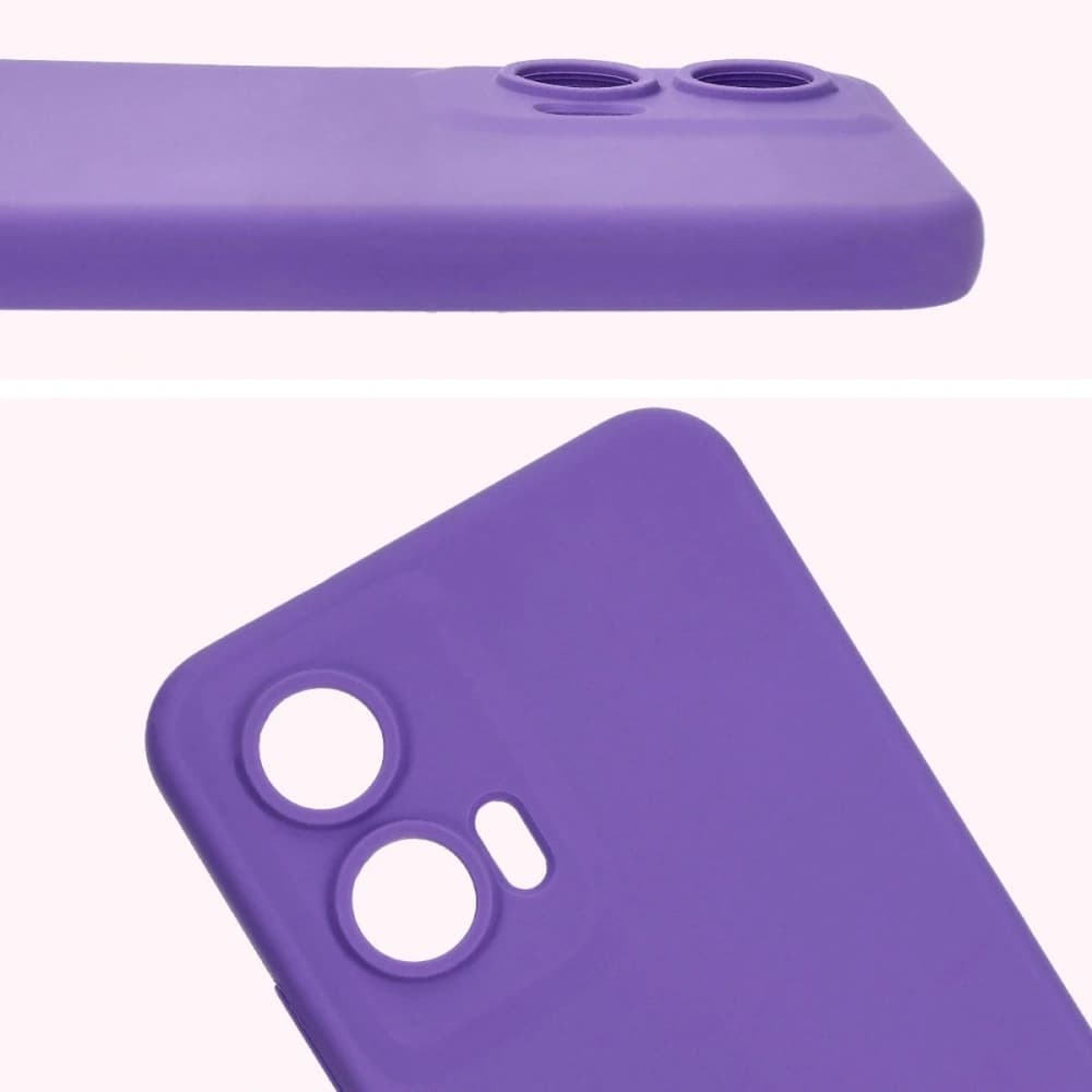 Bizon Soft Case Motorola Moto G35 5G lila - 5