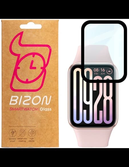 Bizon Glass Watch Edge Hybrid Xiaomi Smart Band 9 Pro black