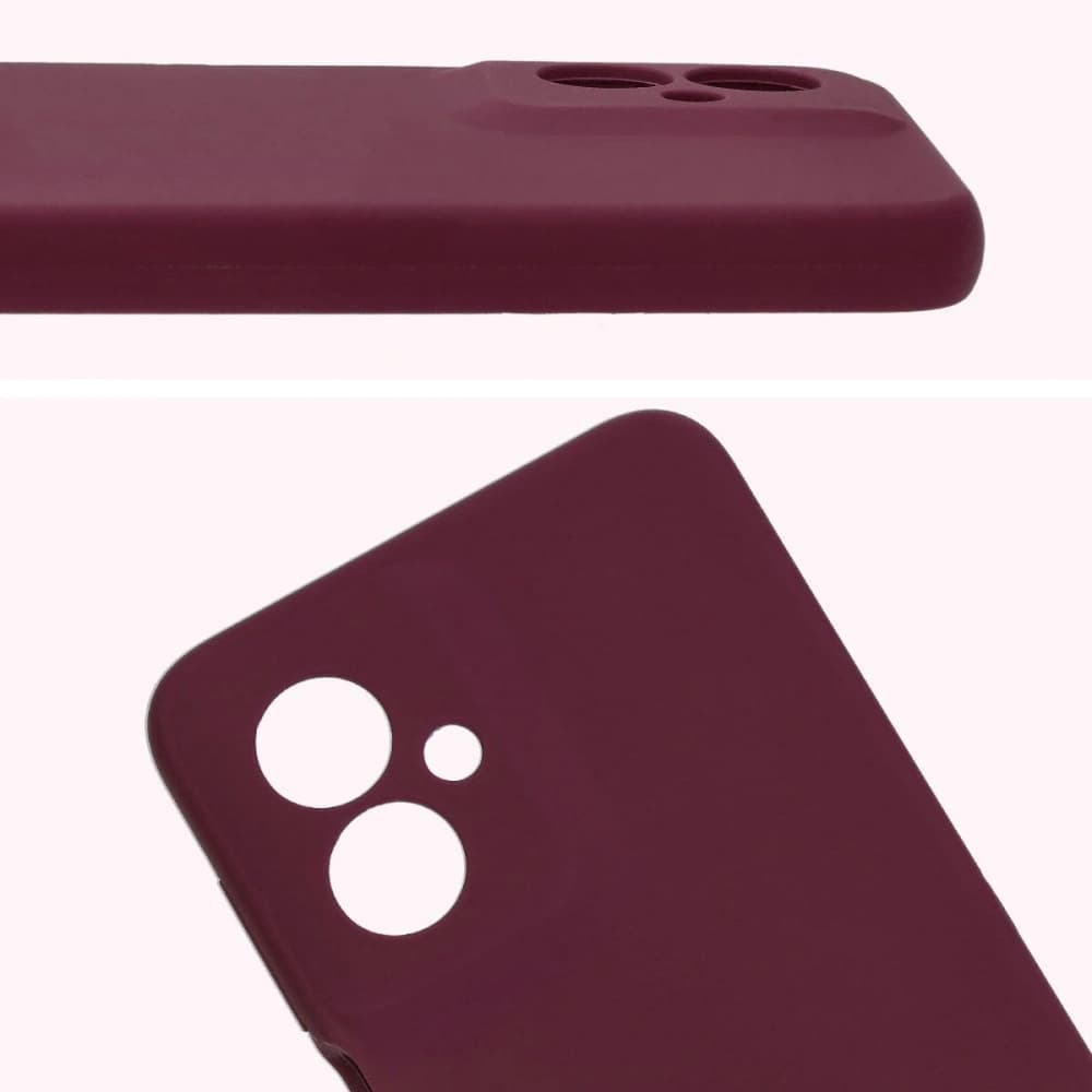 Bizon Soft Case Motorola Moto G55 5G sötétlila - 5