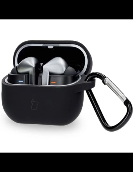 Bizon Case Headphone Silicone Samsung Galaxy Buds 3 / 3 Pro fekete