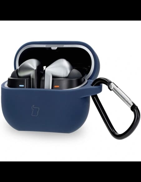 Bizon Case Headphone Silicone Samsung Galaxy Buds 3 / 3 Pro sötétkék