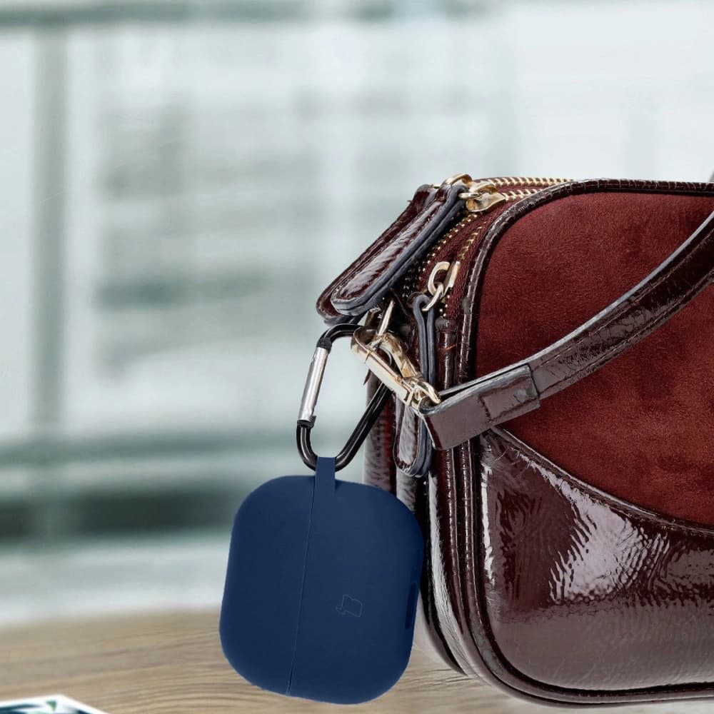 Bizon Case Kopfhörer Silikon Samsung Galaxy Buds 3 / 3 Pro marineblau - 4