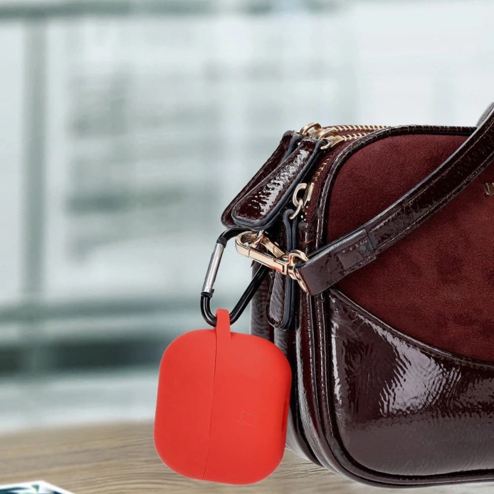 Bizon Case Căști Silicon Samsung Galaxy Buds 3 / 3 Pro roșu - 4