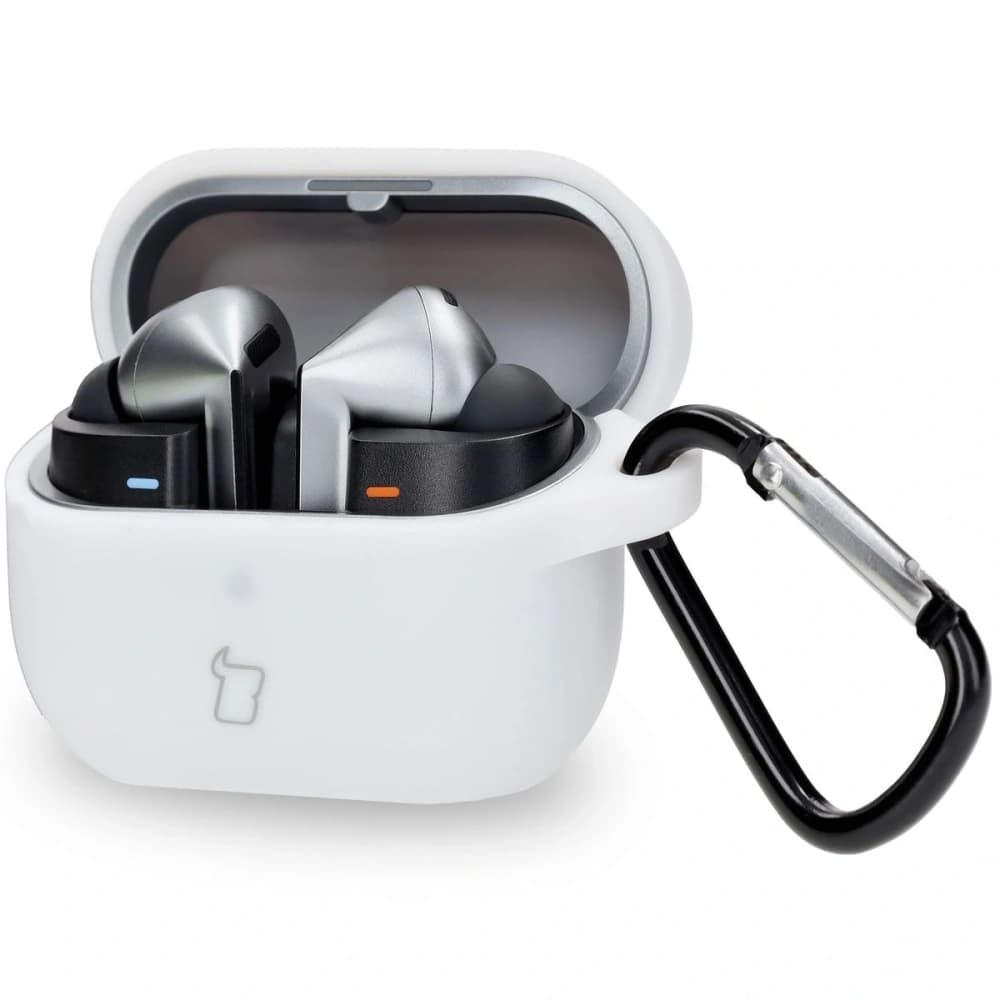 Bizon Case Headphone Silicone Samsung Galaxy Buds 3 / 3 Pro fehér - 1