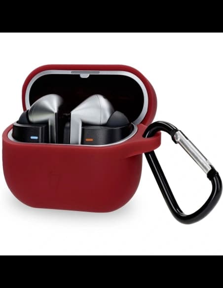 Bizon Case Headphone Silicone Samsung Galaxy Buds 3 / 3 Pro bordó