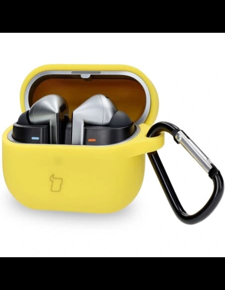 Bizon Case Headphone Silicone Samsung Galaxy Buds 3 / 3 Pro sárga