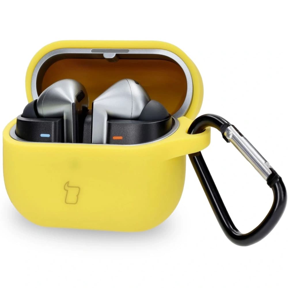 Bizon Case Headphone Silicone Samsung Galaxy Buds 3 / 3 Pro sárga - 1