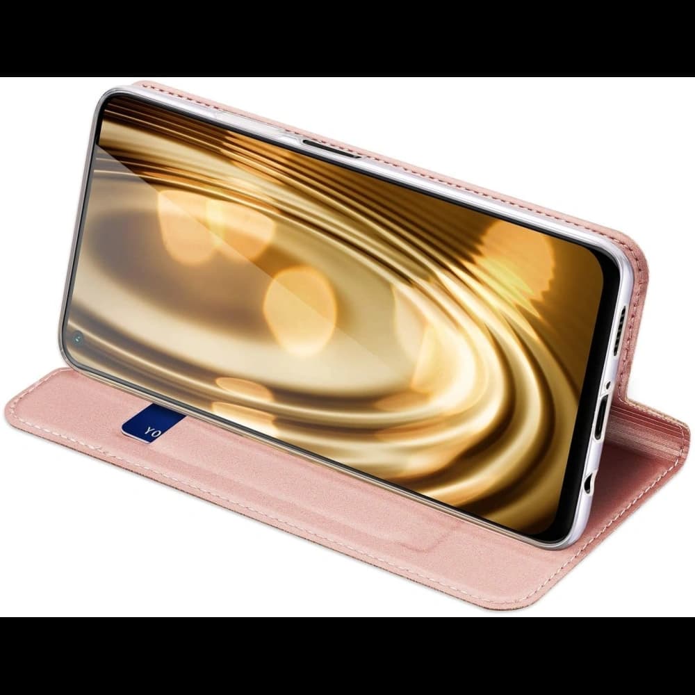 DuxDucis Tasche SkinPro Huawei P40 Lite Rose Gold 9H - 7