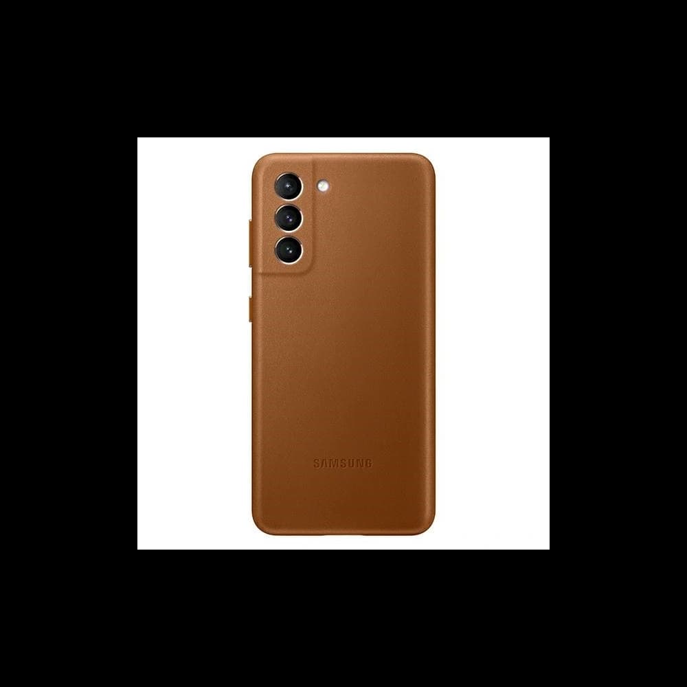 [OUTLET] Etui Samsung Galaxy S21+ Plus EF-VG996LA maro/brown Leather Cover - 1