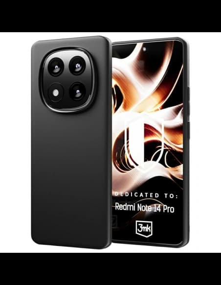 3MK Matt tok Xiaomi Redmi Note 14 Pro fekete
