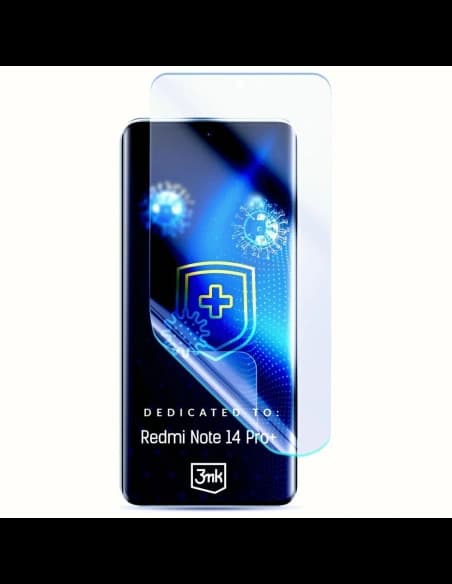 Antimikrobní ochranná fólie 3MK SilverProtect+ Xiaomi Redmi Note 14 Pro+ Plus