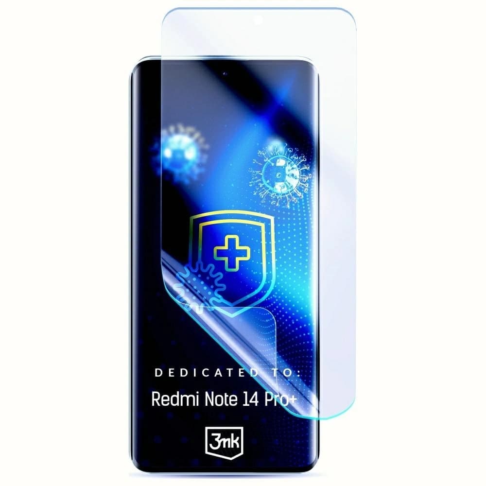 Antimikrobní ochranná fólie 3MK SilverProtect+ Xiaomi Redmi Note 14 Pro+ Plus - 1
