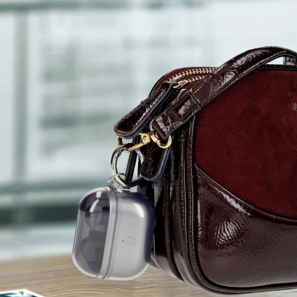 Bizon Case Fejhallgató Átlátszó Samsung Galaxy Buds 3/3 Pro átlátszó-fekete - 4