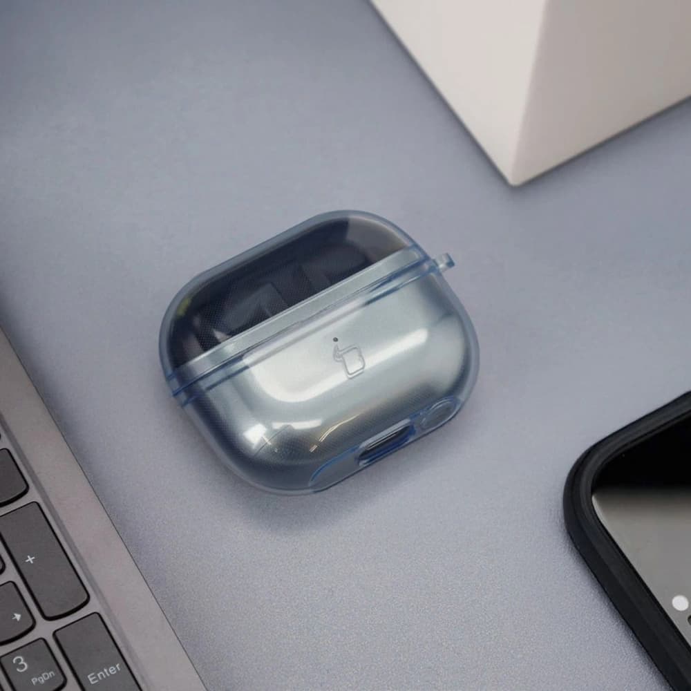 Bizon eset fejhallgató átlátszó Samsung Galaxy Buds 3/3 Pro áttetsző-kék - 3