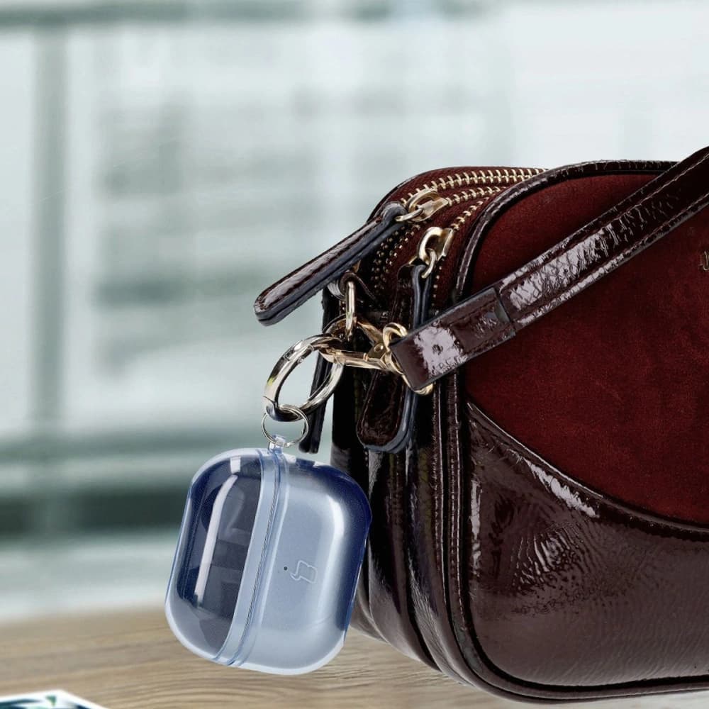 Bizon eset fejhallgató átlátszó Samsung Galaxy Buds 3/3 Pro áttetsző-kék - 4