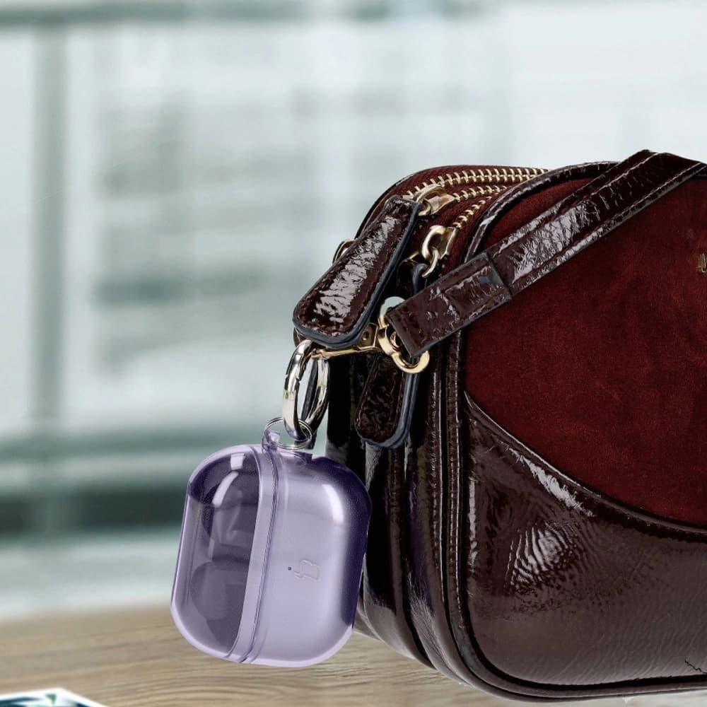 Bizon Case Fejhallgató Átlátszó Samsung Galaxy Buds 3/3 Pro átlátszó-lila - 4