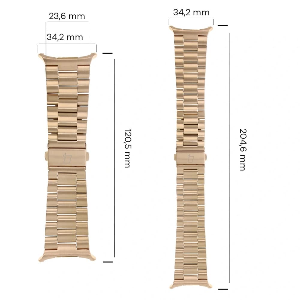 Bizon Strap Watch Aura Samsung Galaxy Watch Ultra 47 mm aur roz - 3