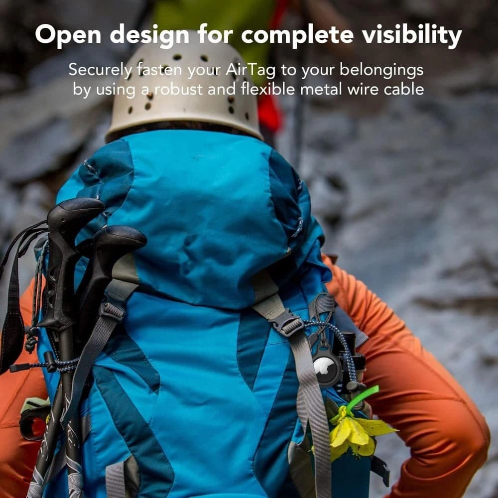 Tech-Protect Durva Lánc Apple Airtag Fekete [2 CSOMAG] - 7