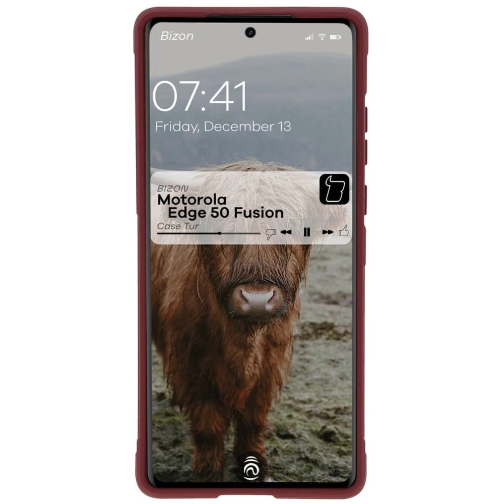 Pancéřové pouzdro Bizon Case Tur pro Motorola Edge 50 Fusion tmavě fialové - 5