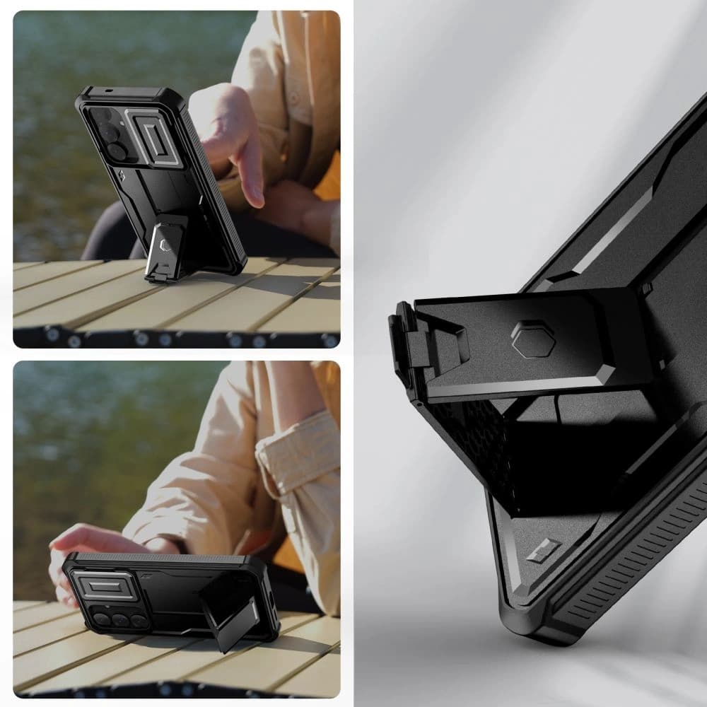 Etui Tech-Protect Kevlar Cam+ Samsung Galaxy S25+ Plus Černá - 4